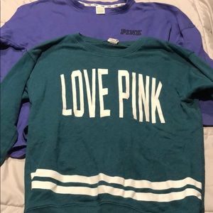 Vintage PINK by Victoria’s Secret Crew Necks